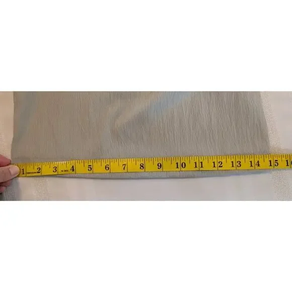 Women's Palazzo Overall Jumpsuit Romper L Beige Tan Neutral Color Big Bib Pocket - Picture 11 of 11